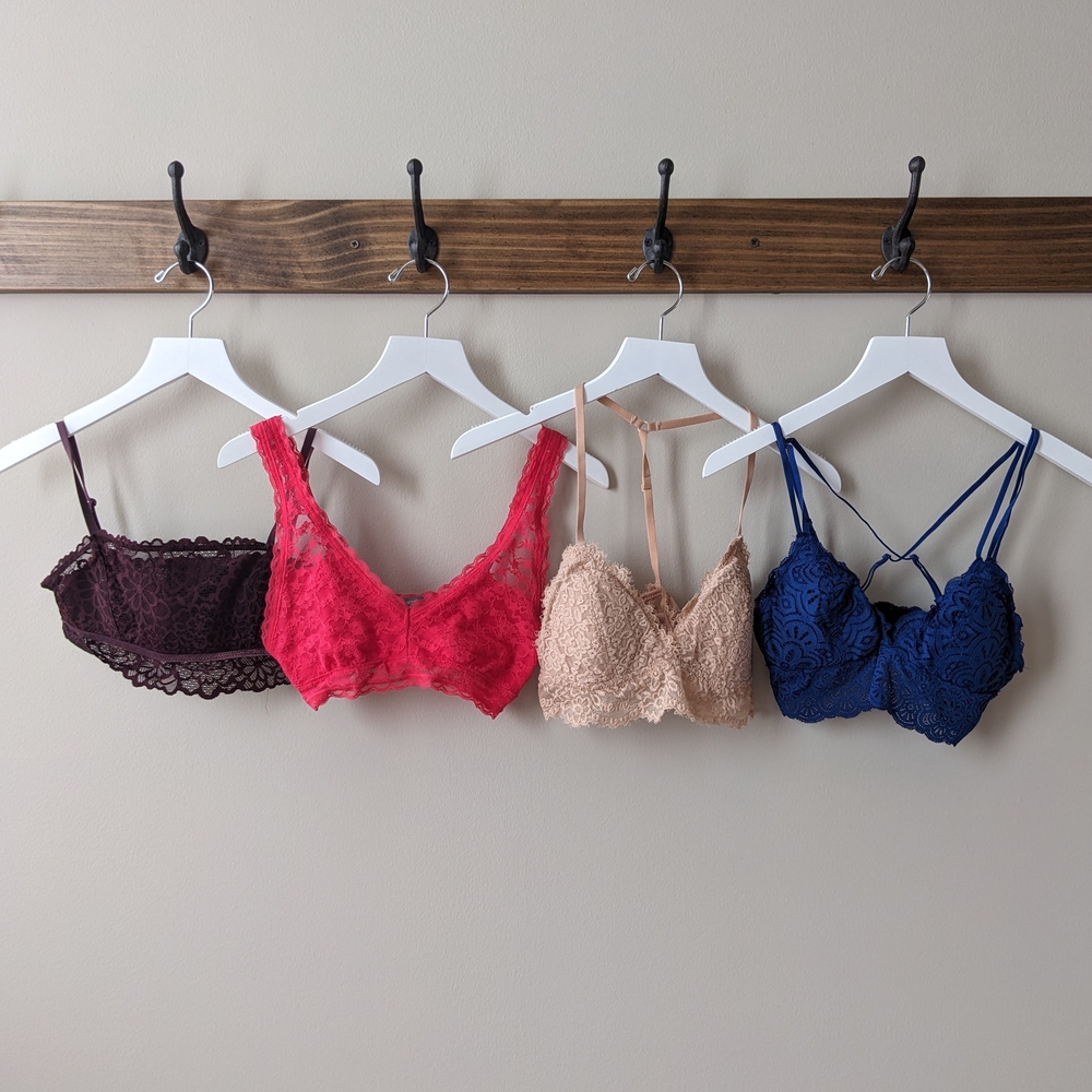 4 Aerie Lace Bralettes